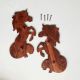 Handcrafted Acacia Wood Unicorn Cupboard Handles Set